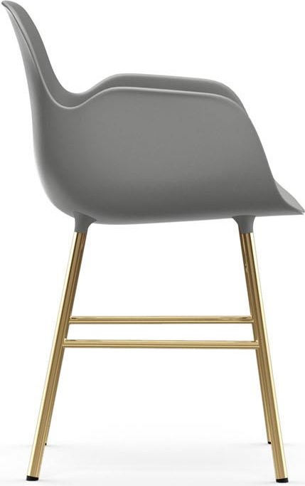 1400913 Кресло Brass Grey Normann Copenhagen Form - Вид №2