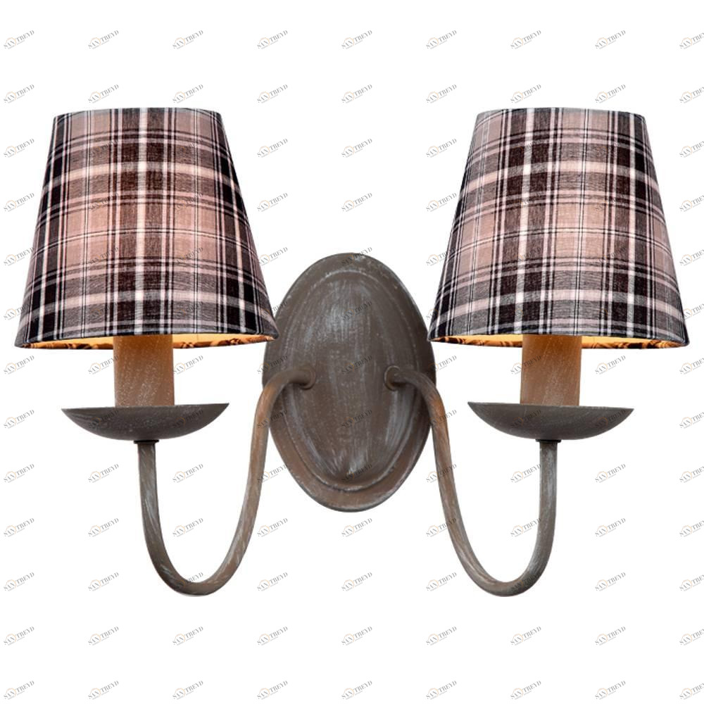 Бра Arte Lamp Scotch A3090AP-2GY ARTE LAMP  077266 Коричневый 