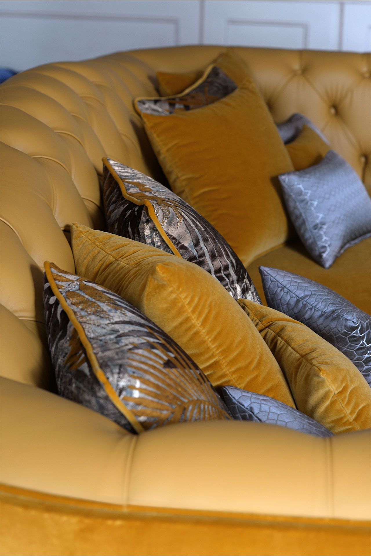 Ткань capitonné диван с огнестойкой обивкой Domingo Salotti Nefele ARCH-00071336 - Вид №6