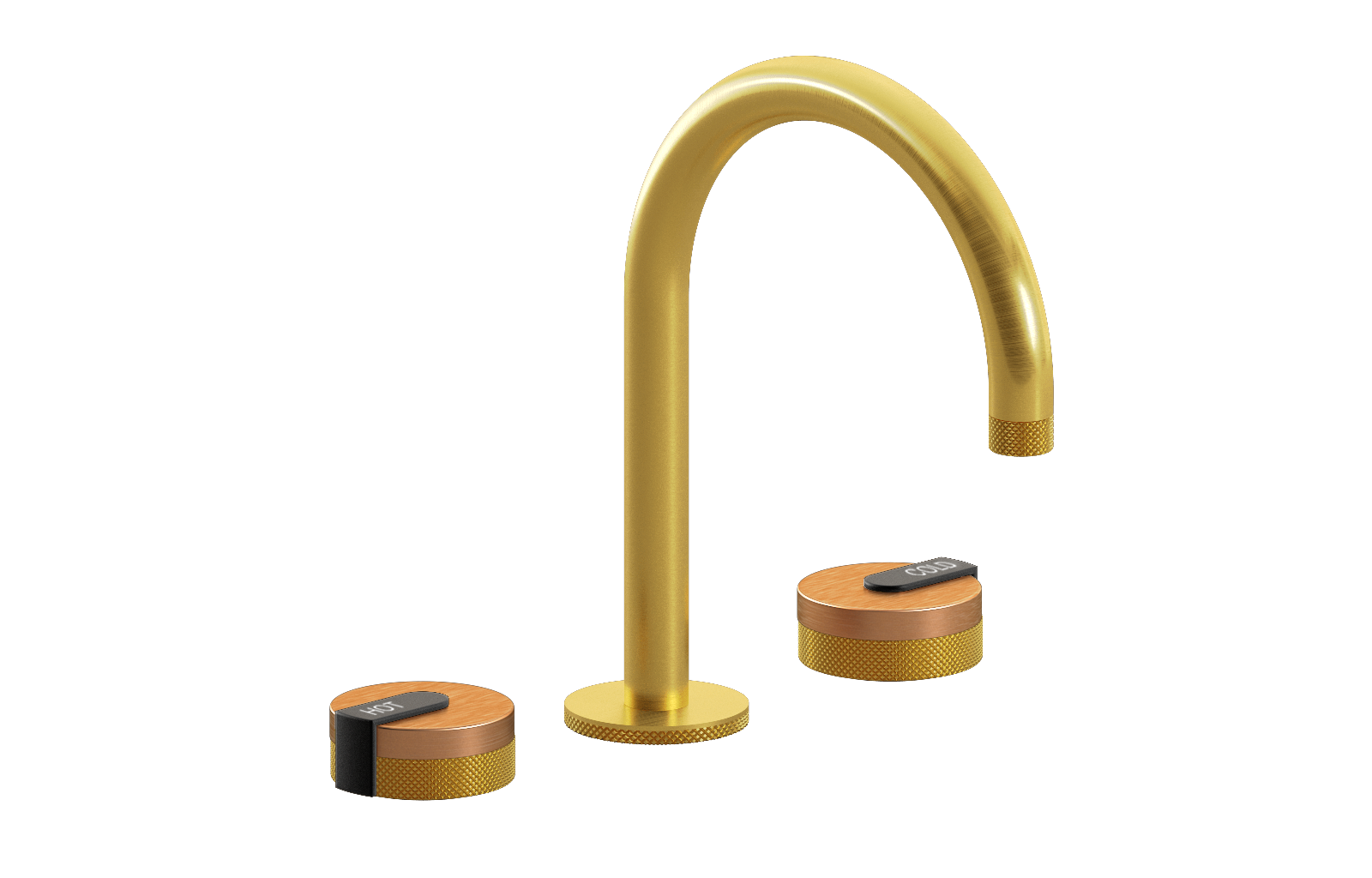 E-11512-R1BRG-L1MBK-BAU Смеситель для умывальника на 3 отвертия GRAFF MOD+