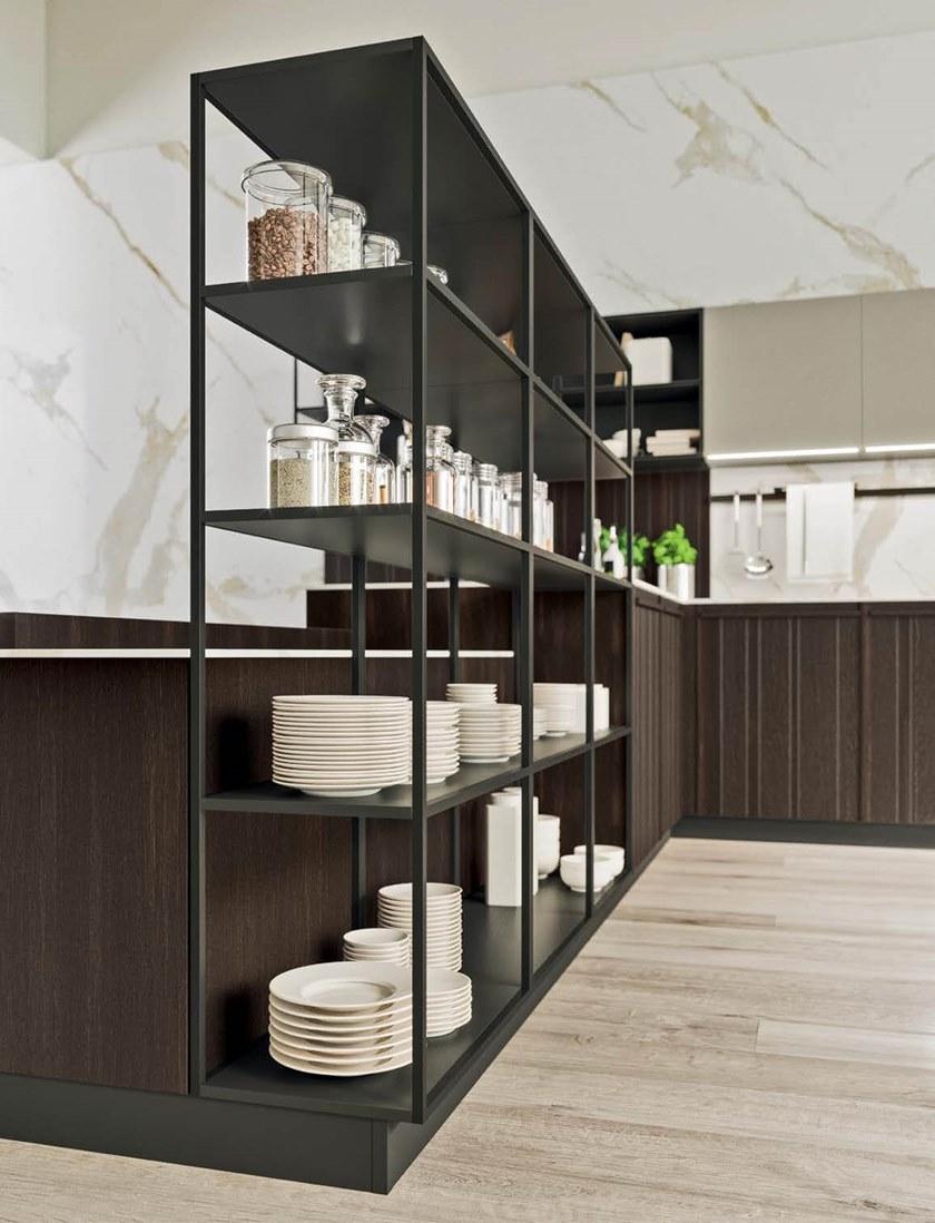 Composit Деревянная кухня с полуостровом Pepper sun-id-1366396 - Вид №5