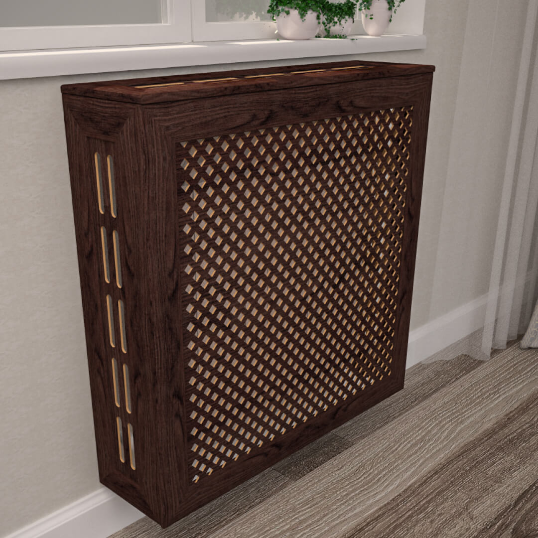 Экран для радиатора 60х60 см Глория венге STELLA Standart STSR-1079 - Вид №1