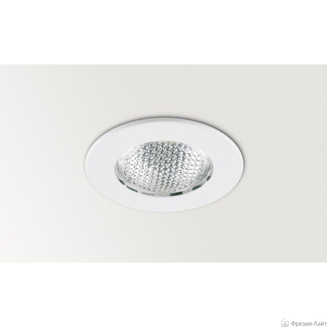 Arkos 0120-00-00-В белый мебельный светильник со стеклом встраиваемый 1420