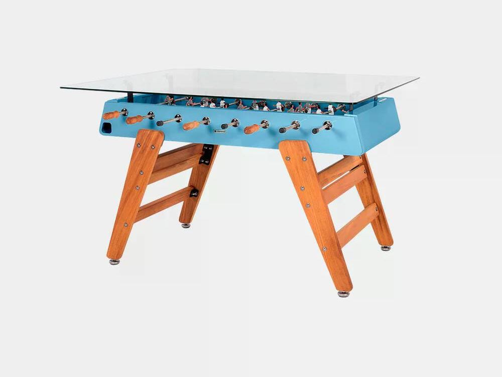 Прямоугольный обеденный стол из стали и стекла RS Barcelona RS3 WOOD ARCH-00114353 - Вид №13