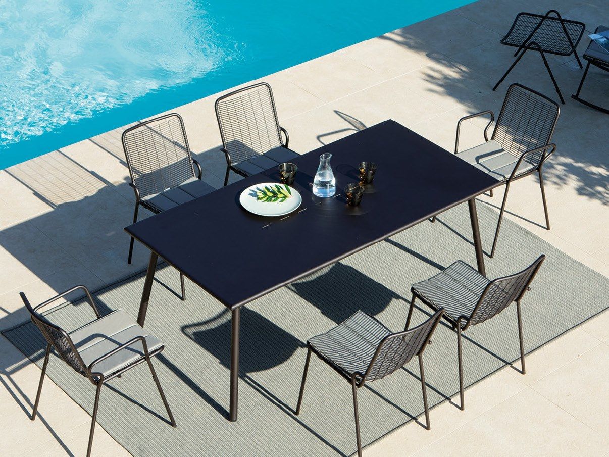 Металлический штабелируемый садовый стул Vermobil Roma ARCH-00005124 - Вид №1