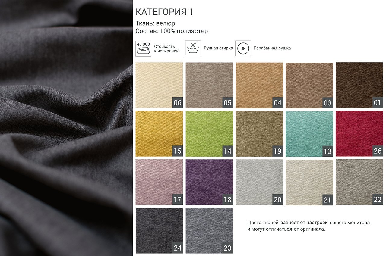 Диван Case угловой светло-серый шенилл THE IDEA ДИЗАЙНЕРСКИЕ 210548 Серый  - Вид №8