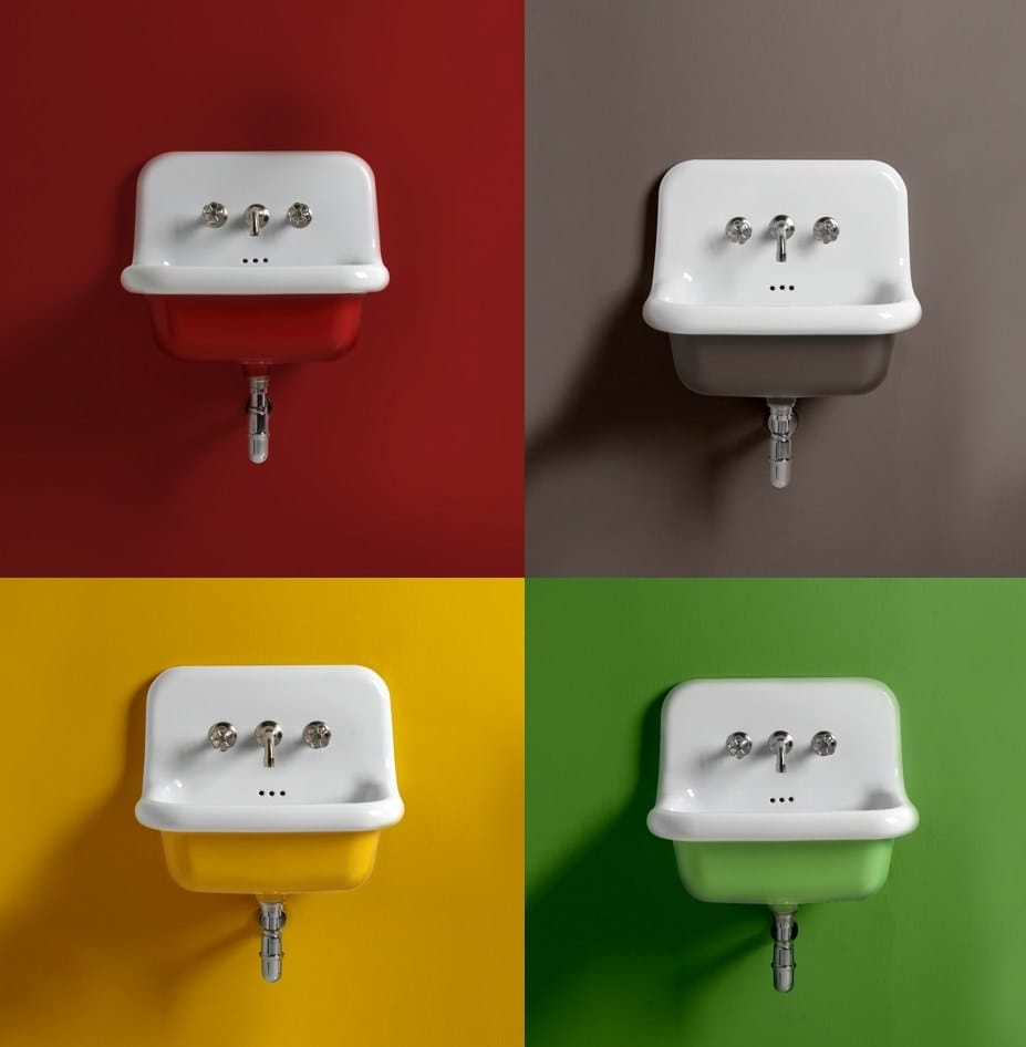 Керамическая прямоугольная подвесная раковина BLEU PROVENCE TrueColors ARCH-00114642 - Вид №23