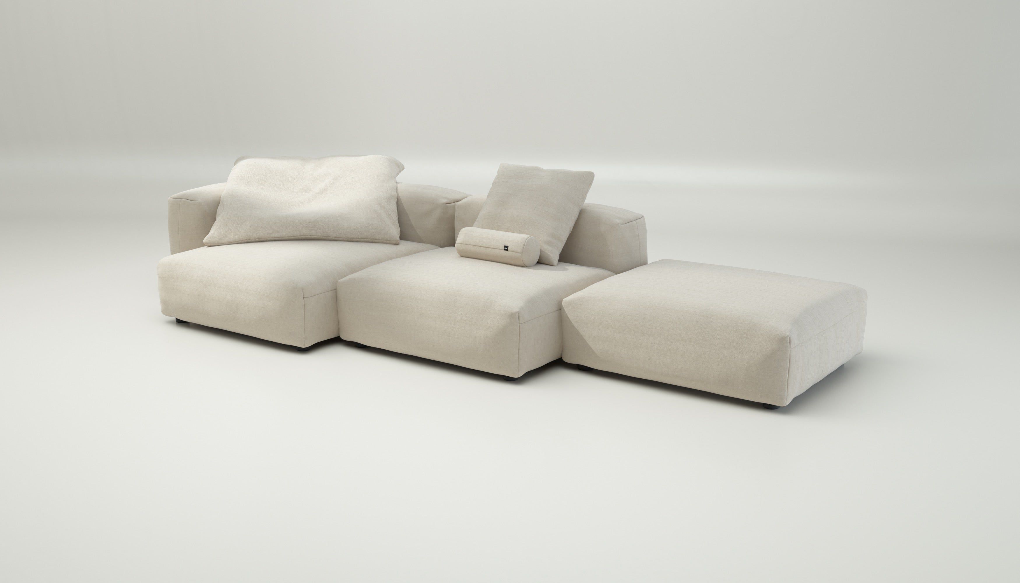 Модульный садовый диван с полуостровом vetsak Pique ARCH-00133737 - Вид №15