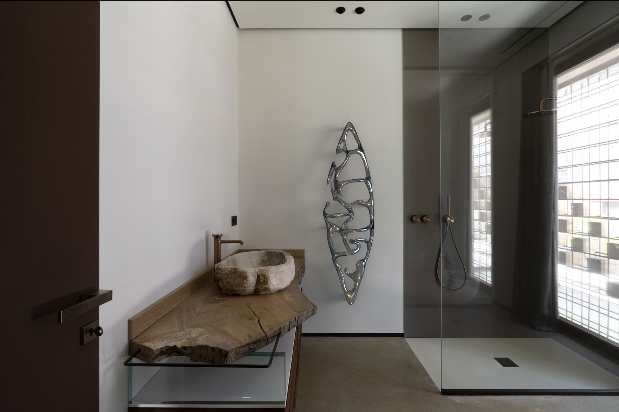 Полотенцесушитель из нержавеющей стали P&Bhusri Master Art Style ARCH-00000326 - Вид №1