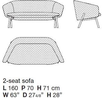 Kristalia Садовый диван Sunbrella® Tuile sun-id-1442109 - Вид №9