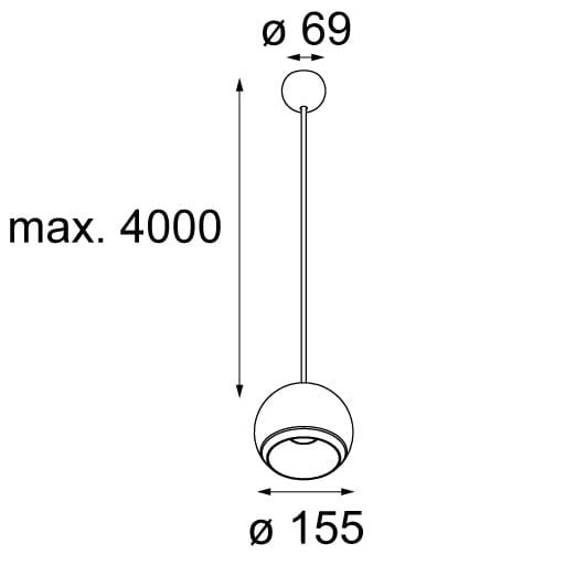 Светодиодный подвесной светильник Modular Lighting Instruments Bolster ARCH-00070523 - Вид №3