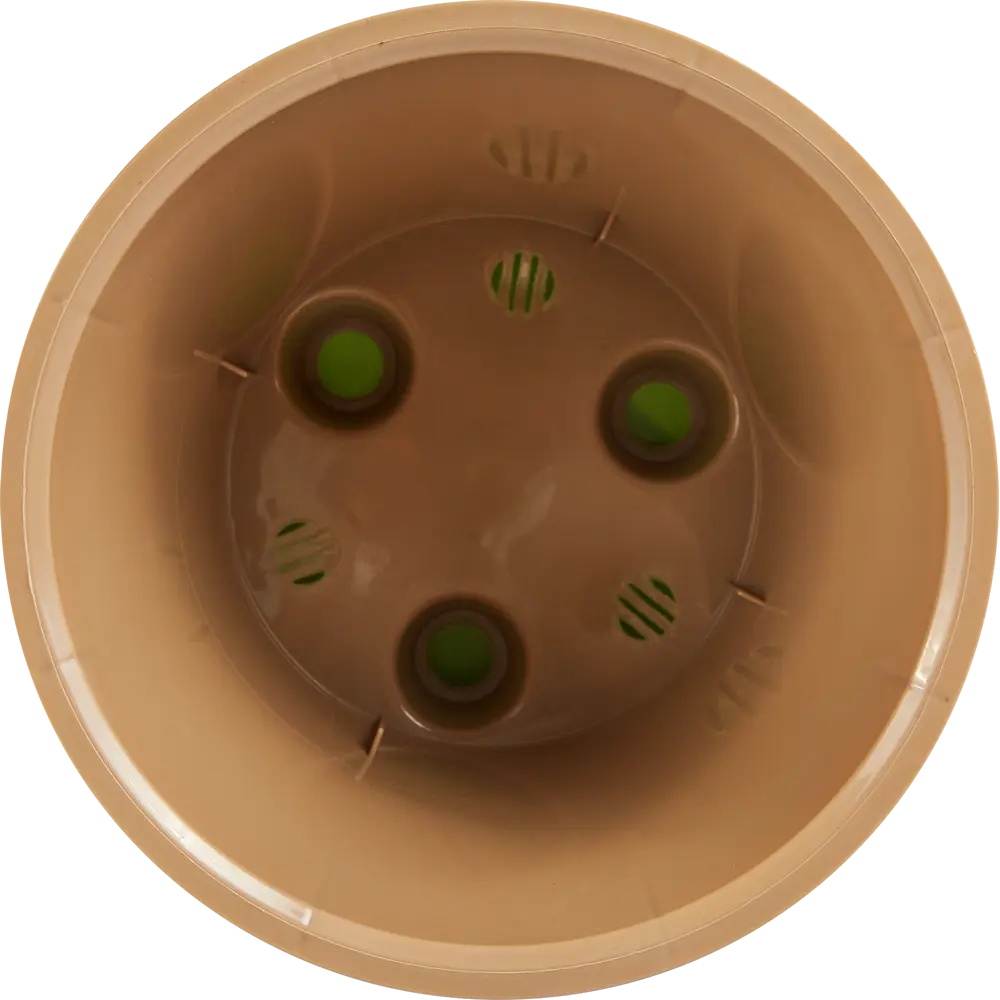 Горшок цветочный London ø19 h17.3 см v3.3 л пластик зеленый INGREEN STLM-2004916 - Вид №2