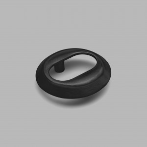 143441P4067 Внешняя накладка цилиндра безопасности с овальным отверстием - темно-серыйd line Knud Holscher