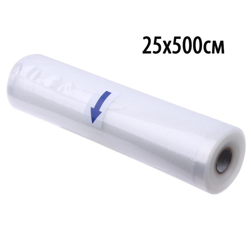 2415 Пакет для вакуумной упаковки продуктов. Рулон 25х500см LAB.Space 