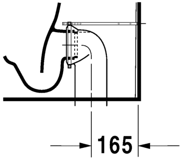 21420920002 Компакт унитаз с бачком Белый Duravit D-Code Германия - Вид №7