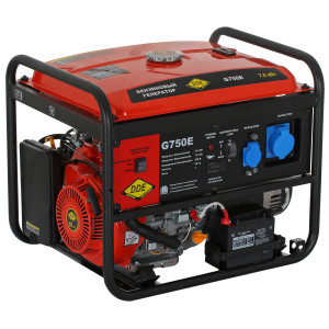 Электрогенератор   бензиновый DDE G750E 1312155