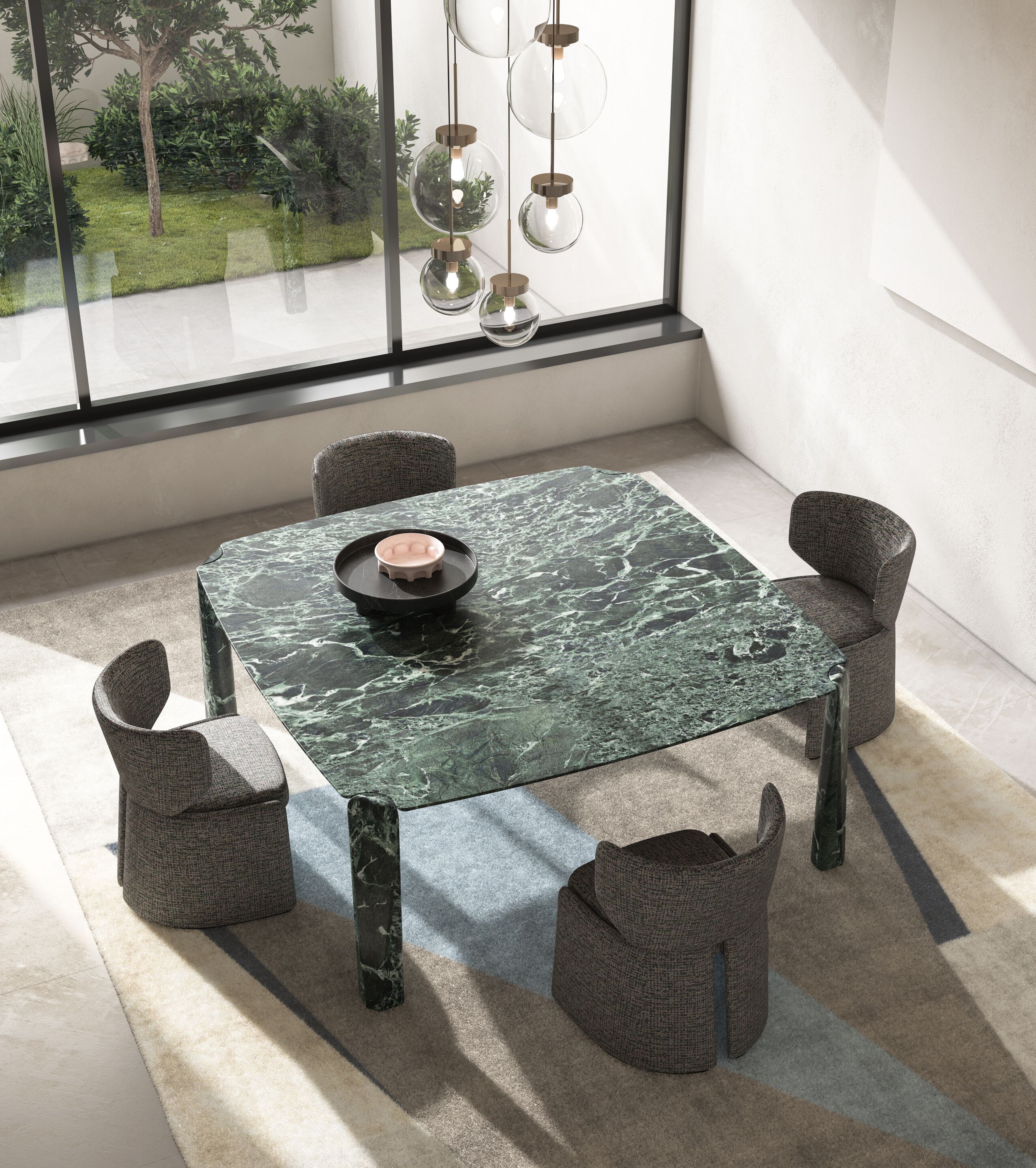 Мраморный стол CPRN HOMOOD Формы ARCH-00087998 - Вид №1