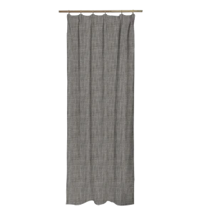 Штора на ленте Jantia 160x280 см цвет серо-коричневый
