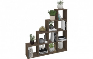vpk-0001697.135 Стеллаж Polini Home Smart Каскадный 10 секций, трюфель ВПК (Тополь)