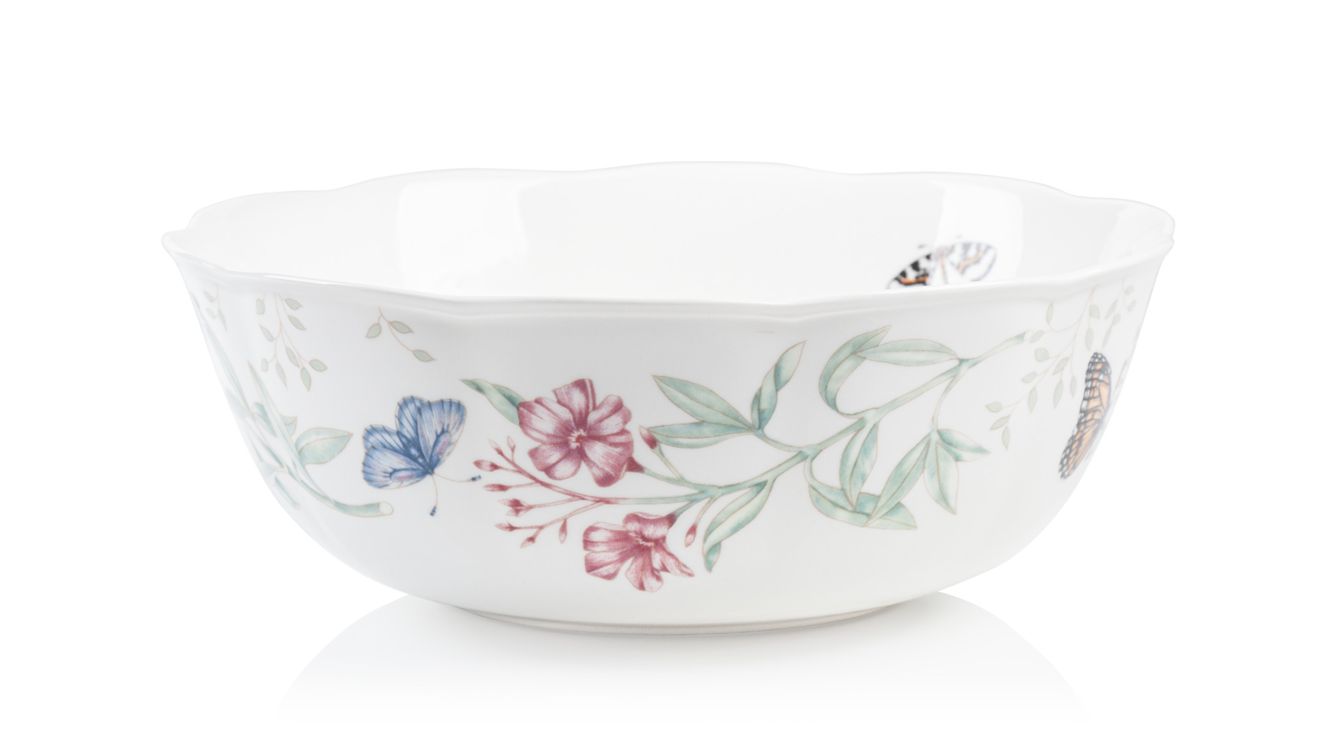 10524876 Lenox Салатник круглый Lenox "Бабочки на лугу" 25см Фарфор  - Вид №2
