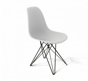Стул DSR белый S50 (eames style) SHEFFILTON ДИЗАЙНЕРСКИЕ, EAMES STYLE 015577 Белый