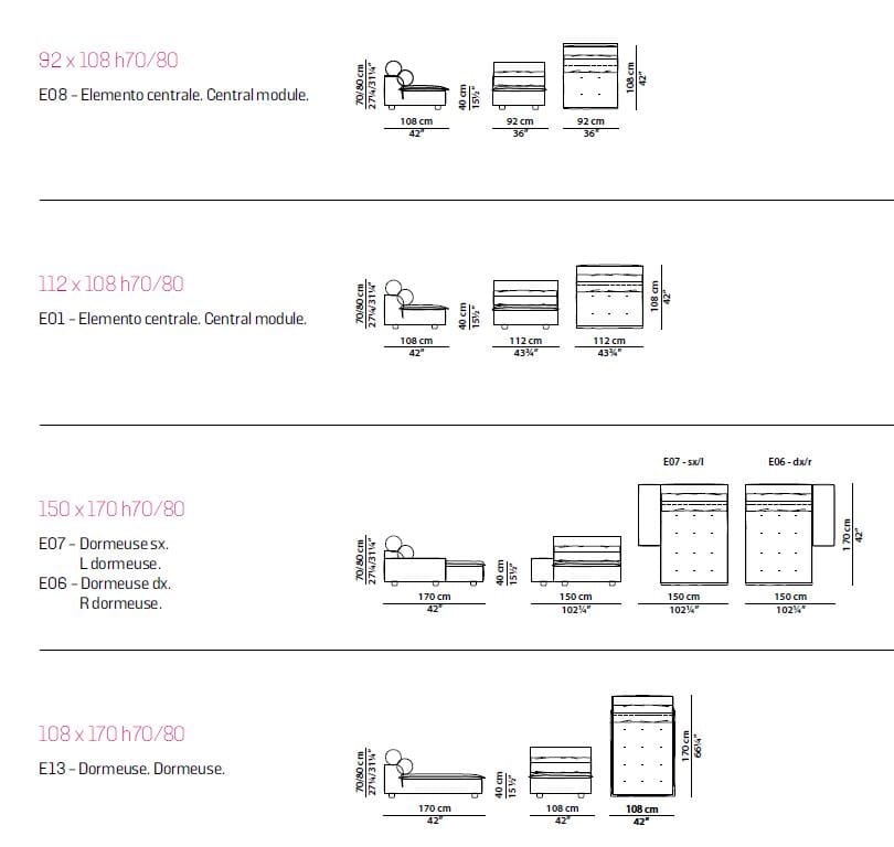 Кожаный модульный диван Baxter Miami Soft ARCH-00053774 - Вид №20
