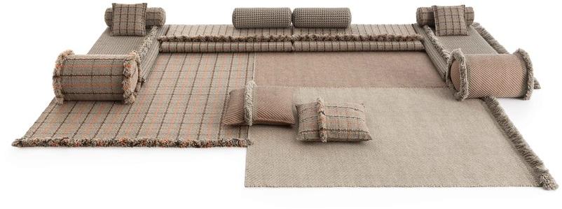 GAN Цилиндрическая подушка в полоску из полипропилена для улицы Garden layers sun-id-1431859 - Вид №6