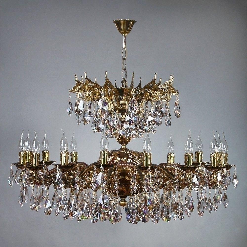 096569 Люстра Ambiente 16L 2128/16 PB Tear Drop Mantra Leon