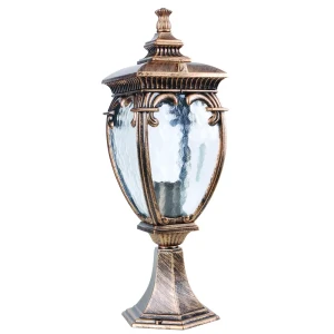 Столб уличный Elektrostandard "Andromeda" малый 1xE27х60 Вт, 49 см, цвет чернёное золото, IP44