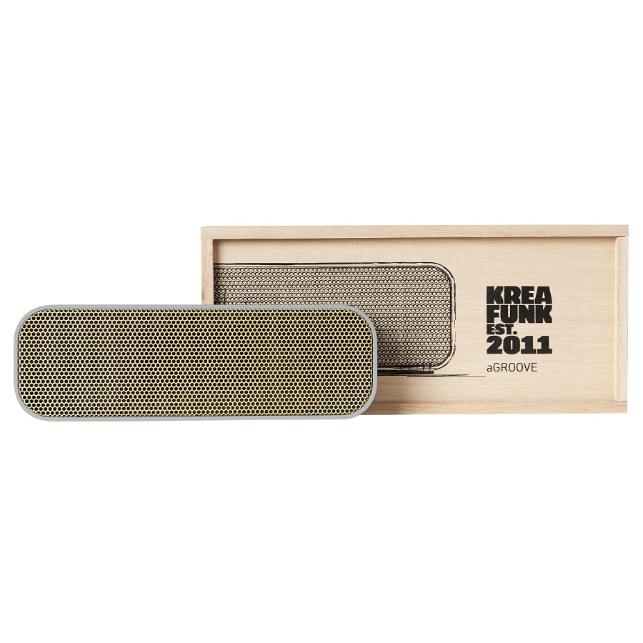 Колонка беспроводная aGROOVE серая KREAFUNK KFDZ59 - Вид №6