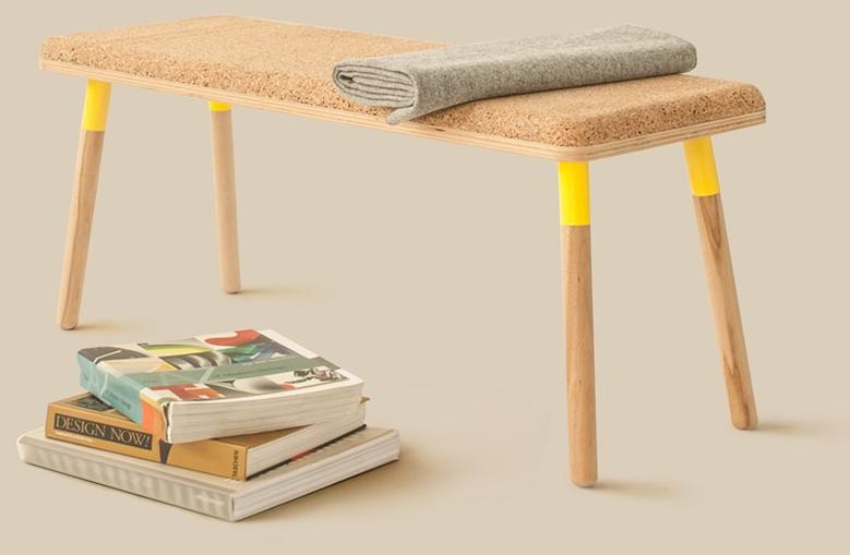 Askia Скамейка из пробки Marco 1.c03.be - Вид №8