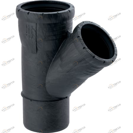 GEBERIT 393.634.14.1 Тройник Geberit Silent-Pro 45° 