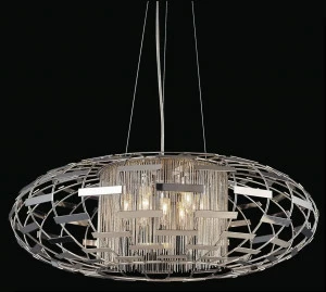 Подвесной светильник Crystal Lux Silvestro SP5 CRYSTAL LUX ДИЗАЙНЕРСКИЕ, SILVESTRO 071907 Хром