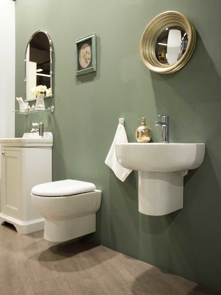 CM.0001, SP.1033 Полупьедестал для раковины овальная Burlington  - Вид №4