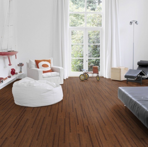 Пробка Wicanders Cork Plank Lane Chestnut (Гладкая) 1220х140 мм C83S001 - Вид №4