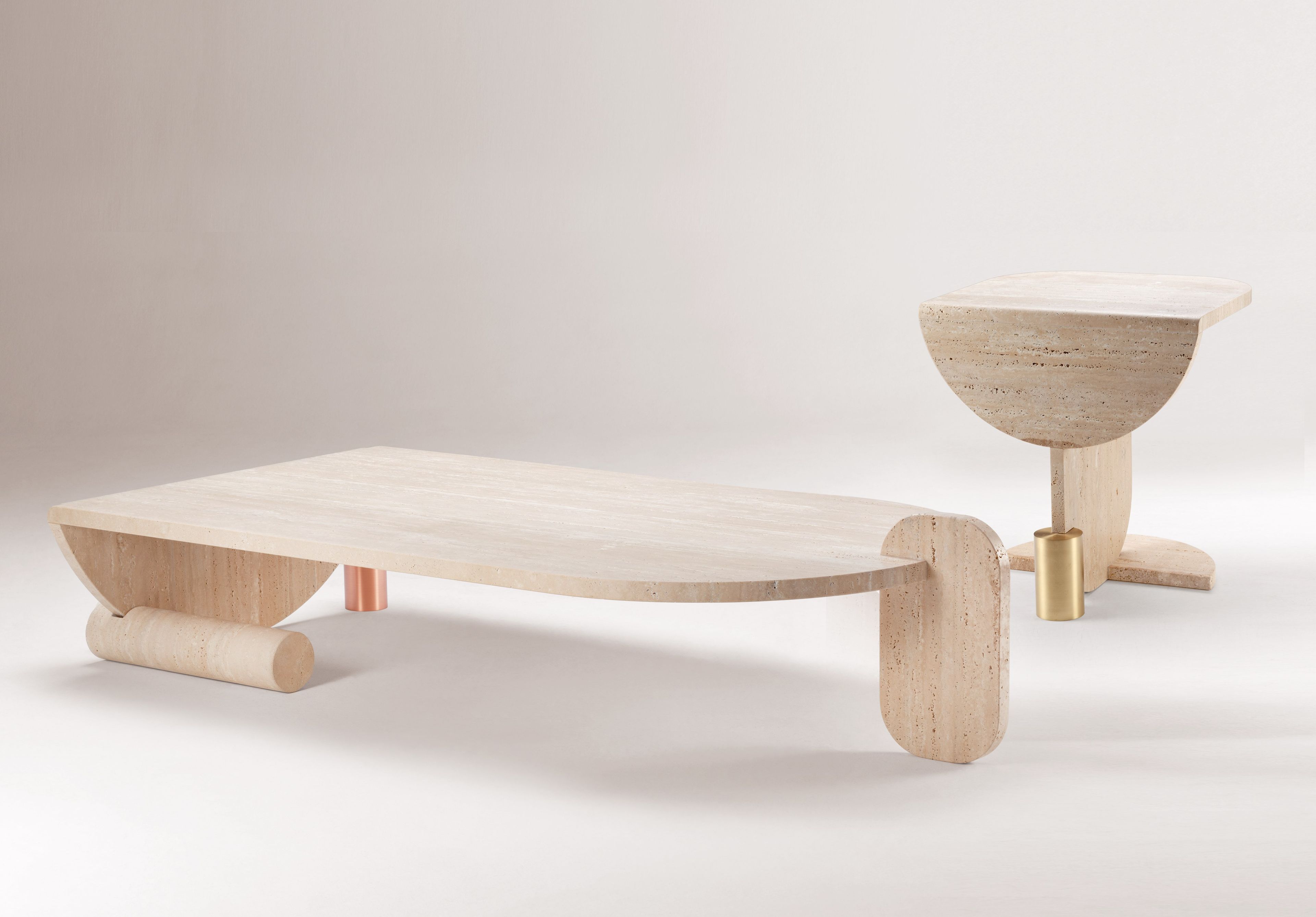 Журнальный столик из травертина DOOQ Травертин для игр ARCH-00065745 - Вид №4