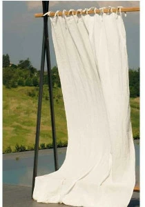 LA FABBRICA DEL LINO Однотонная льняная ткань для штор Speciali