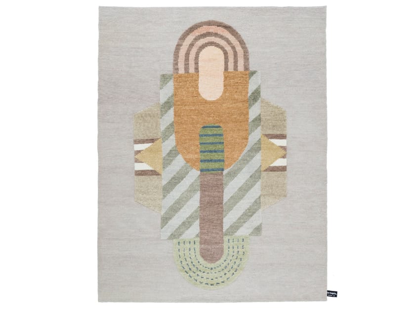 Ковер ручной работы с геометрическим рисунком cc-tapis подпись ARCH-00077096