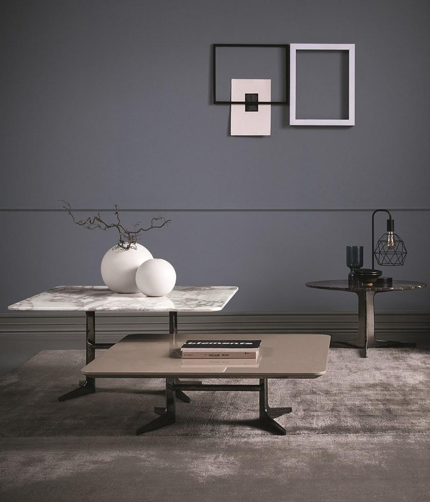 Bodema Журнальный столик из мрамора с подставкой 3 звезды Blake Bla086/bla087 - Вид №3