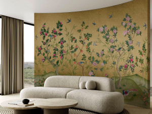 Нетканые рулонные гипсовые обои