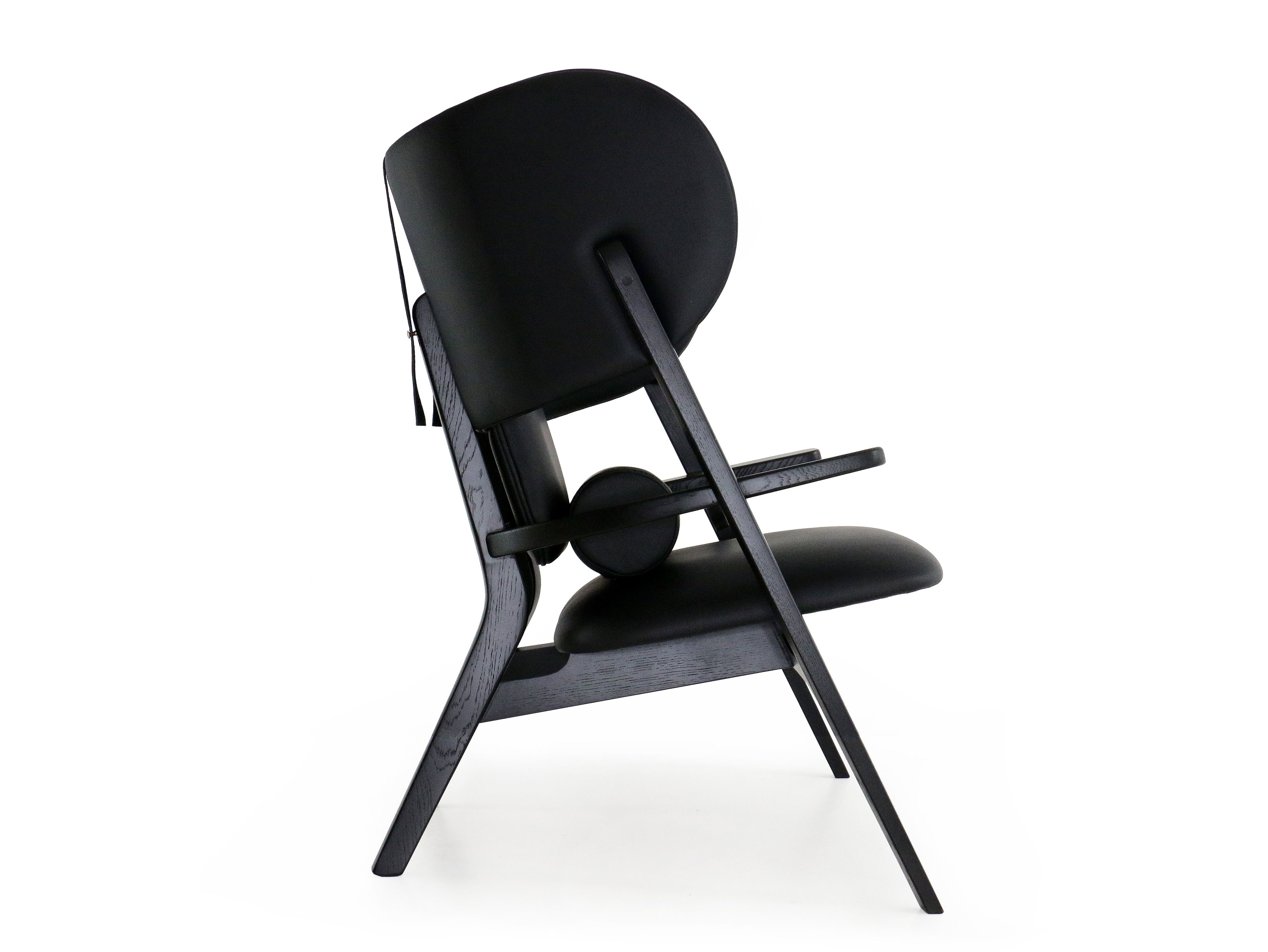 Кожаное кресло с высокой спинкой Branca Lisboa Adamastor ARCH-00002131