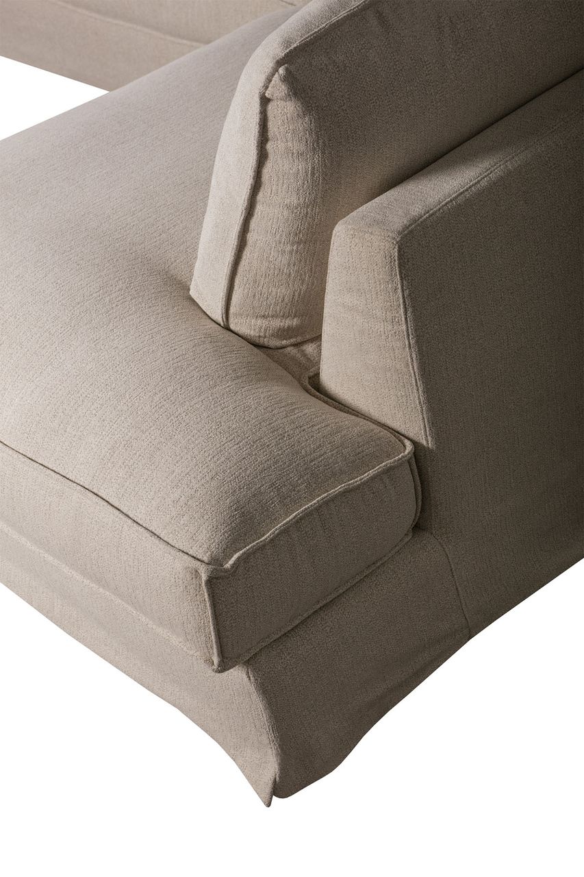 Диван Malte трехместный угловой светло-серый SITS ДИЗАЙНЕРСКИЕ, MALTE 192161 Серый  - Вид №1