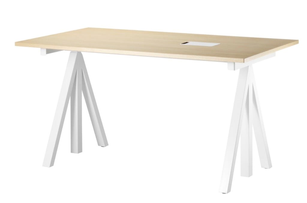 Стол из стали и дерева с системой кабельной втулки String Furniture Произведения искусства ARCH-00140664 - Вид №23