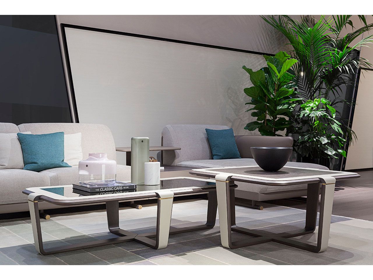 Квадратный журнальный столик из массива дерева Turri Vine ARCH-00102993 - Вид №1