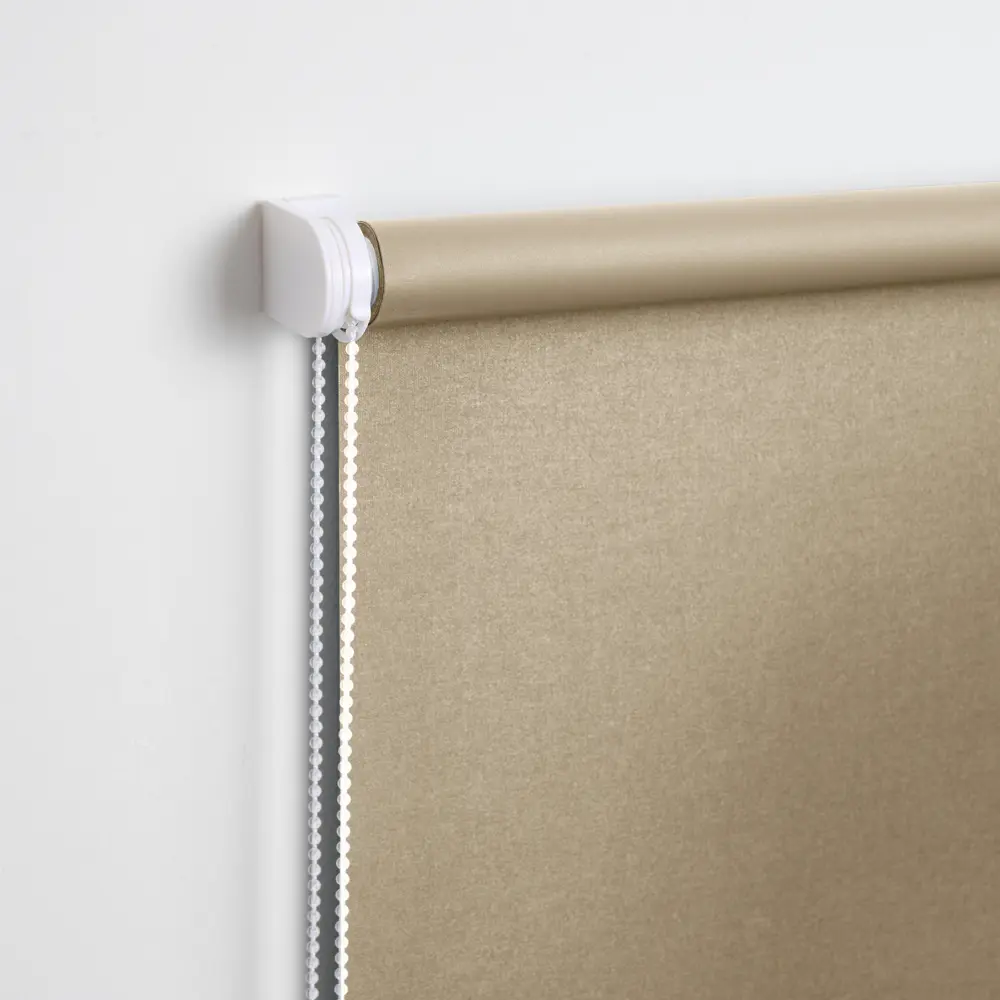 Штора рулонная блэкаут KREAFORTA Karelia 140x175 см бежевая STLM-2099761 - Вид №4