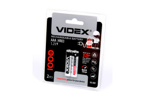 16824955 Аккумуляторы HR03/AAA 1000mAh 2BL LSD, низкий саморазряд VID-HR03-1000LSD Videx