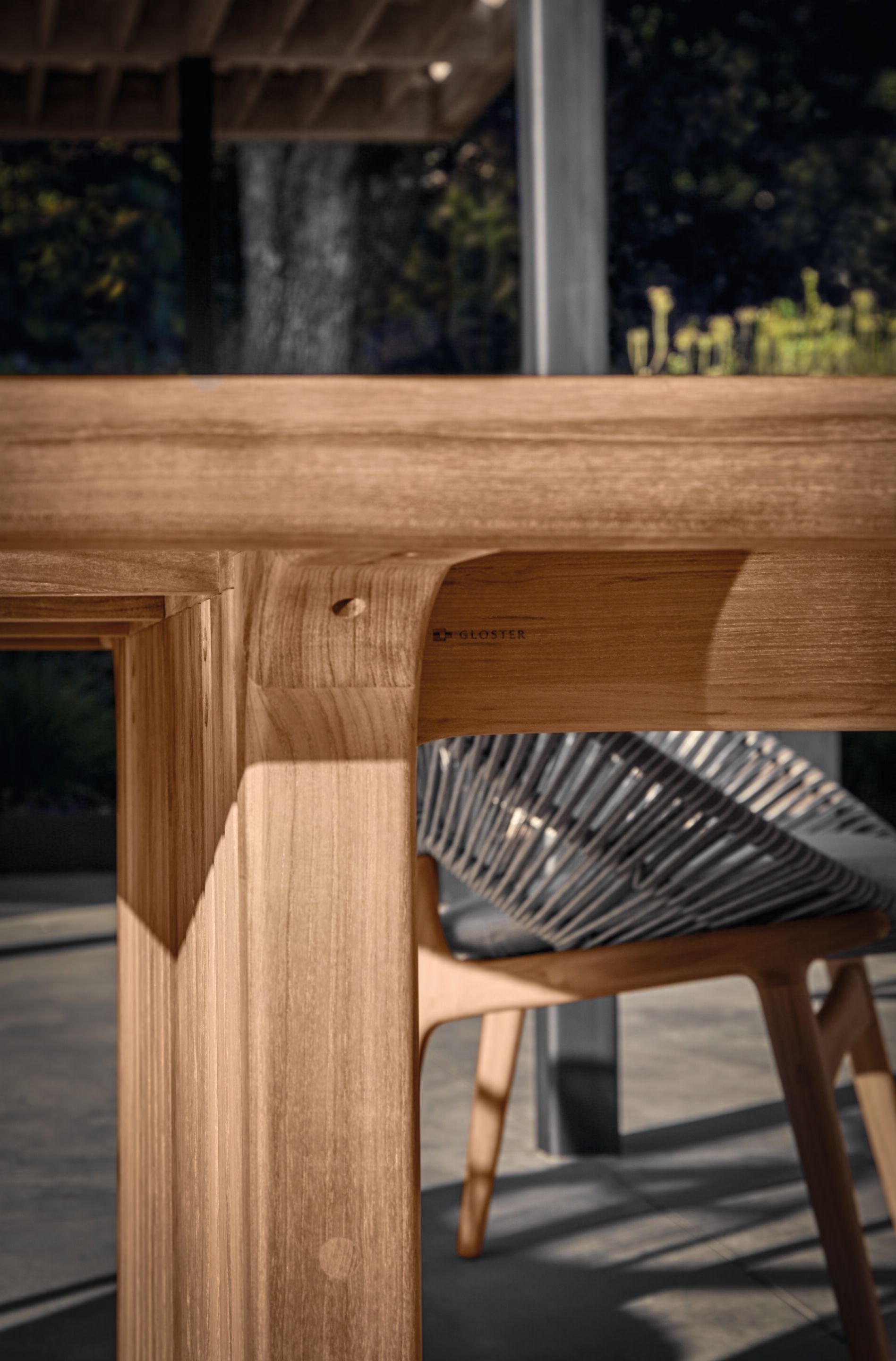 Прямоугольный садовый стол из тикового дерева Gloster палуба ARCH-00031995 - Вид №2