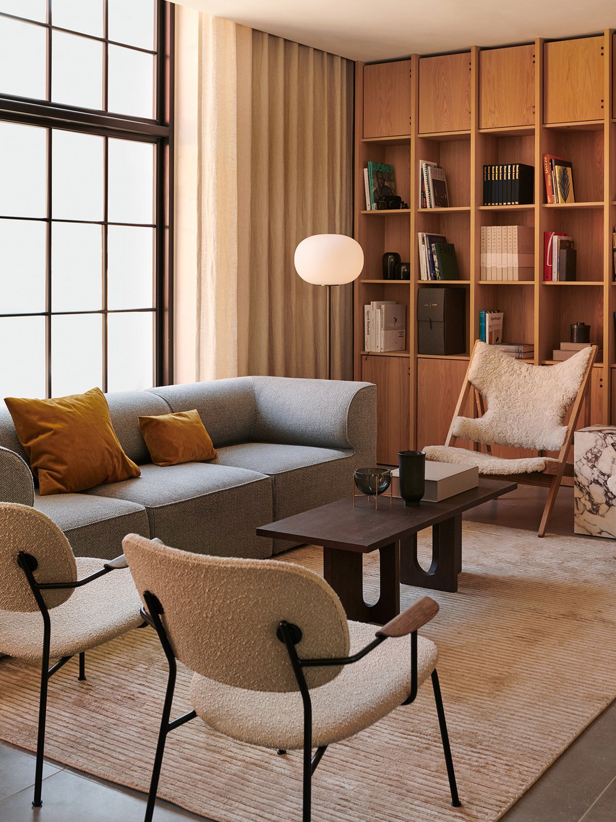 1195004-011H00ZZ MENU Co Lounge, полностью обитый Темный мореный дуб | Дакар - 0842  - Вид №8