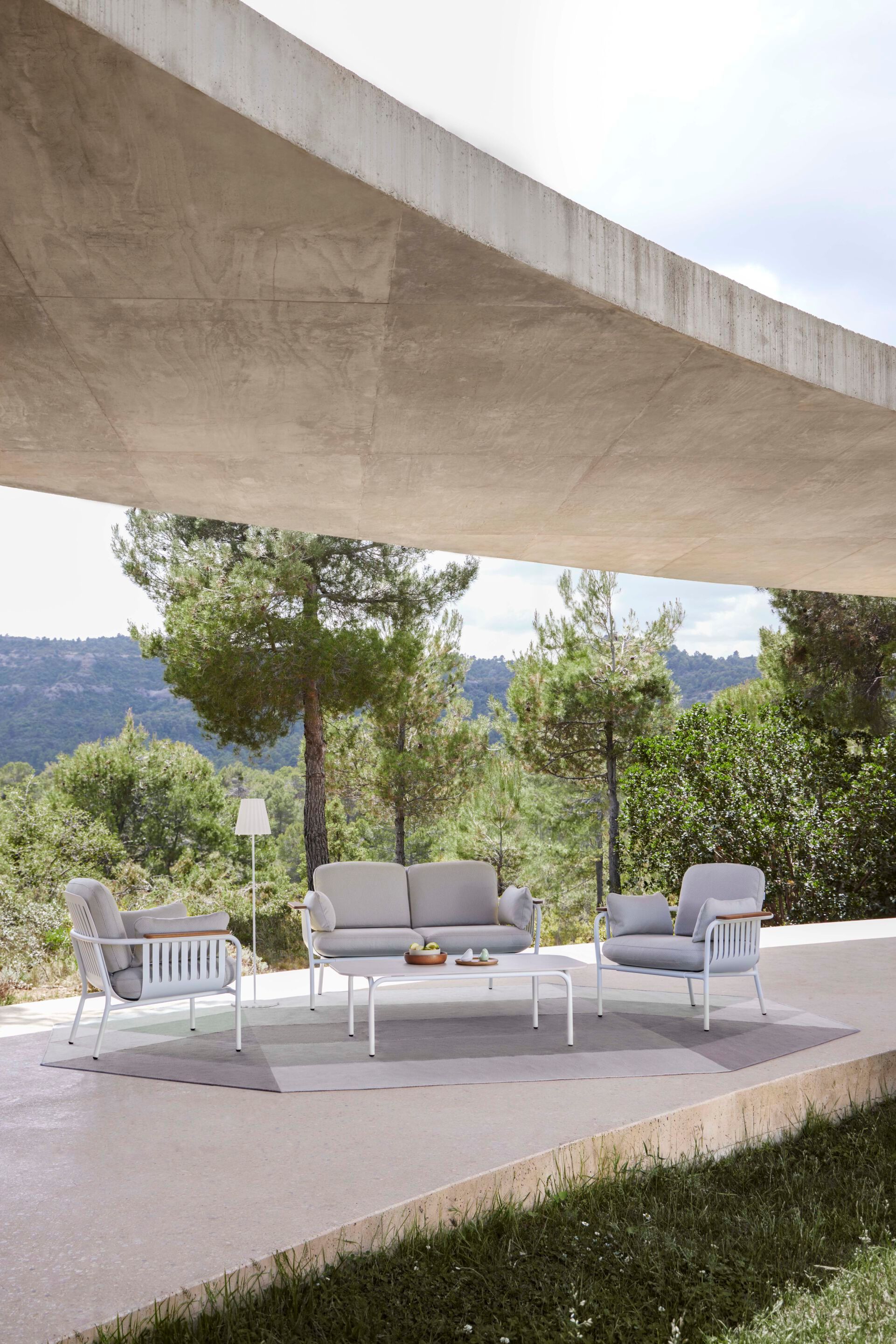 2-местный садовый диван из ткани и алюминия GANDIABLASCO ARCH-00012223 - Вид №3