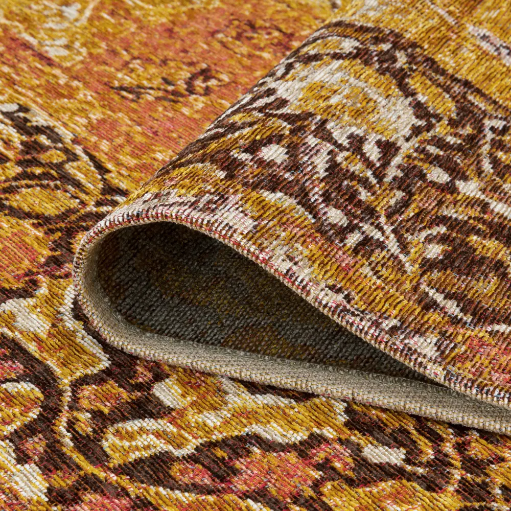 Ковер полиэстер/хлопок Прато 59 Х 195x285 см цвет золотистый CTIM STLM-2160026 - Вид №2